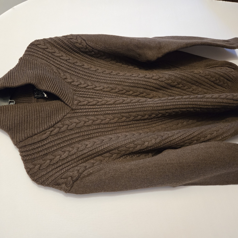 Brown Cable Knit Sweater